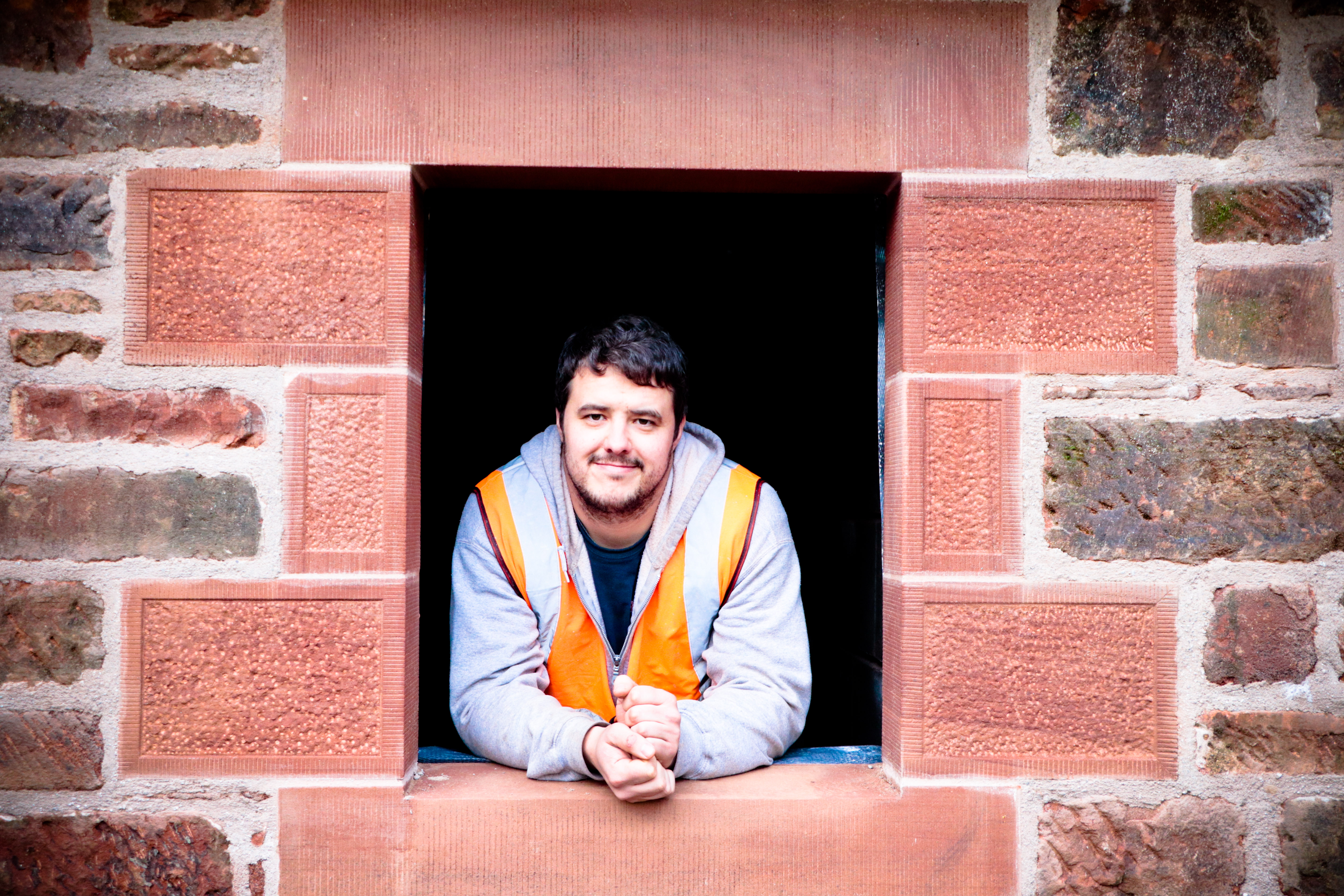 Greg Participates in building craft programme