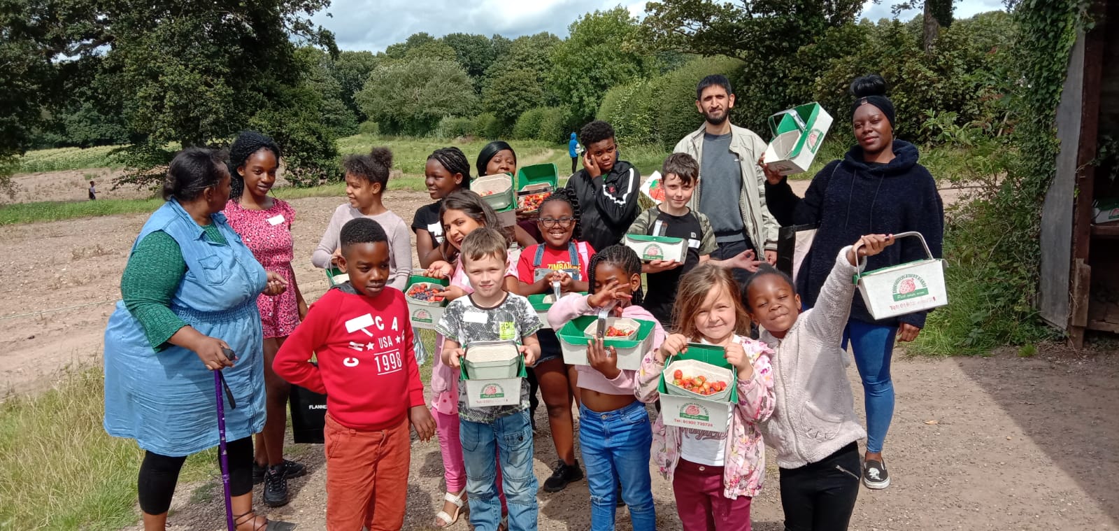 Women and children at Wolverhampton Resource center