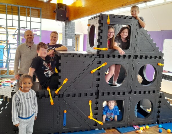 Children in soft play